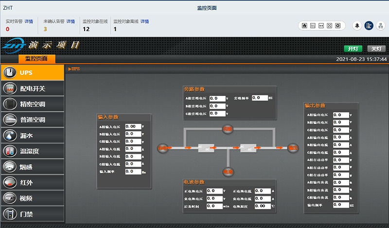 弱電機(jī)房動環(huán)監(jiān)控系統(tǒng)